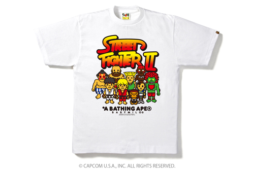 これはカワイイ！ あの「CAPCOM」の名作ゲームキャラと「A BATHING APE  