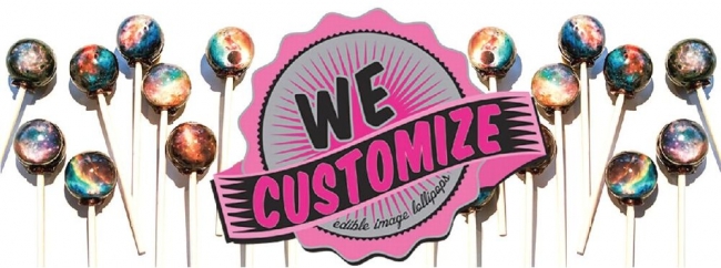 Vintage Confectionsロゴと銀河キャンディー