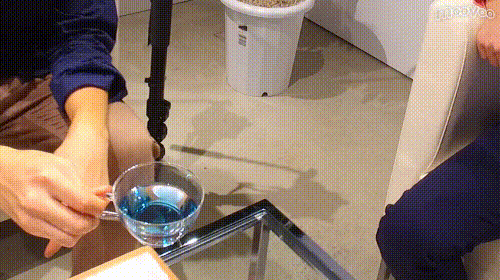 ハーブティーの色比較