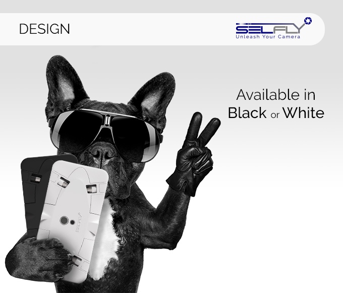 デザインは白と黒の２色。