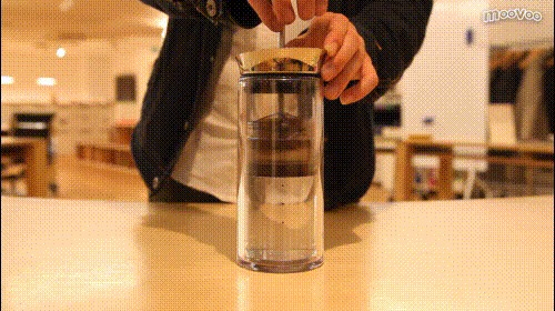 コーヒーがじわじわ抽出