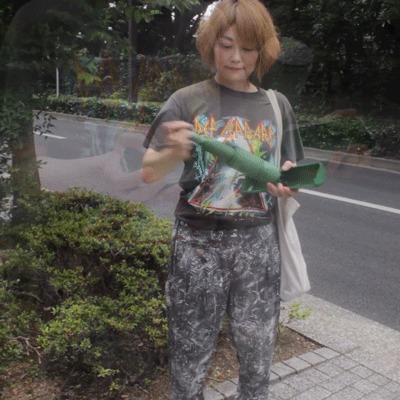 伸ばしているところ