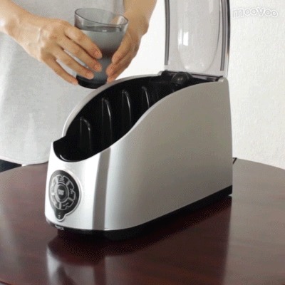 水と氷を投入