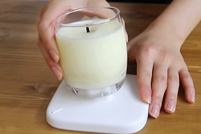 ワンタッチで着火