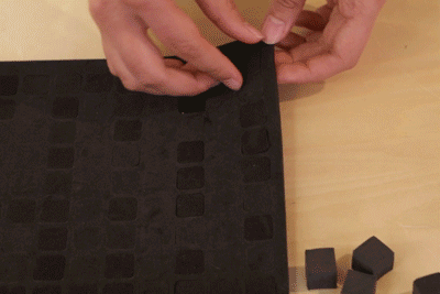 ベース取り外し＋ブロック差し込み