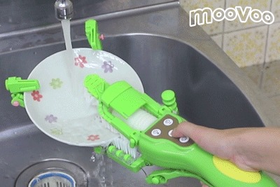 食器を回す