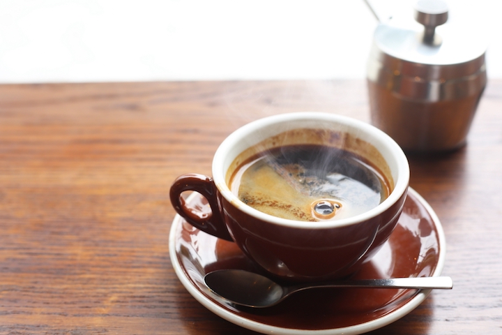 美味しくいれられたコーヒー