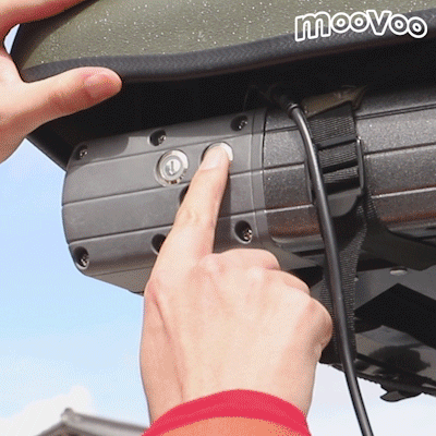 スイッチでテントが展開