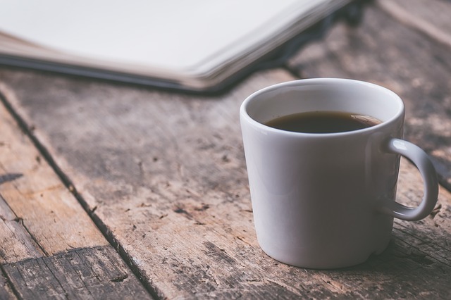 シンプルなコーヒーの写真