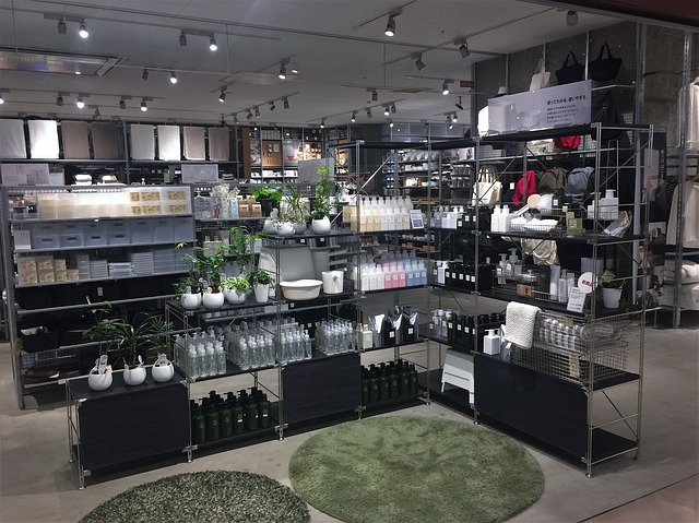 無印良品の店舗内