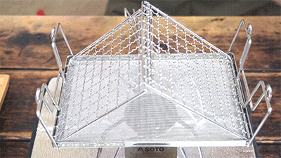 マルチロースターでパンを焼くとき