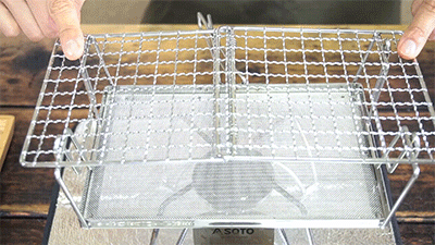 マルチロースターで餅を焼くとき