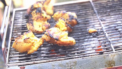 バーベキュータンドリーチキン完成