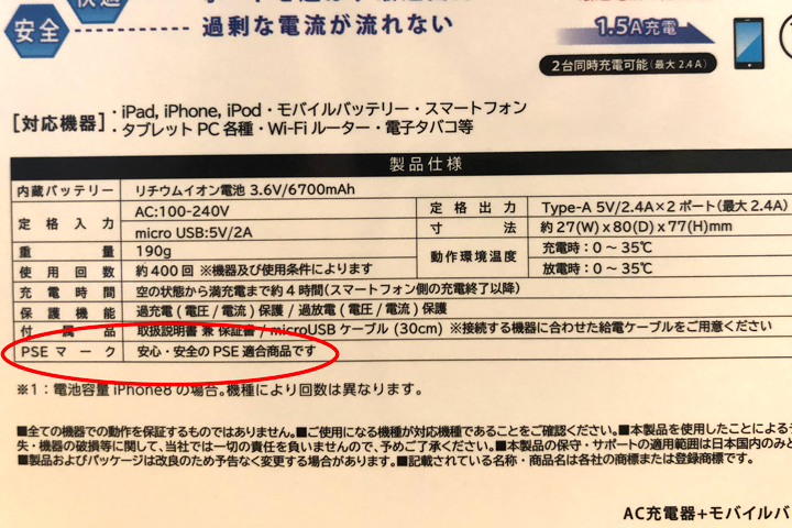 PSEマーク