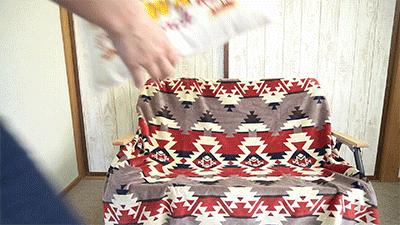 鹿ベンチのおしゃれアレンジ