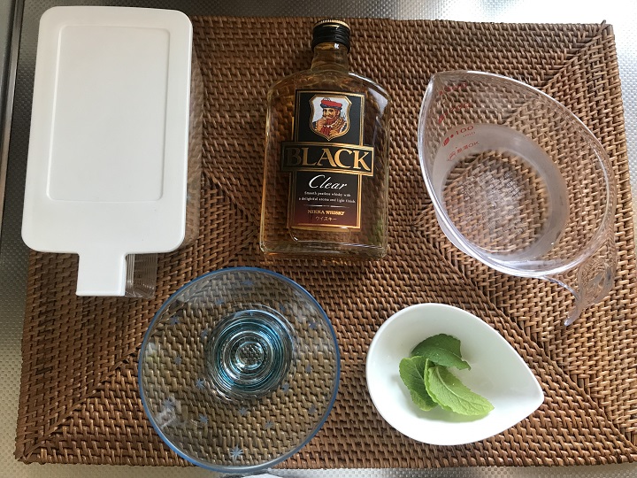 ミントジュレップの材料