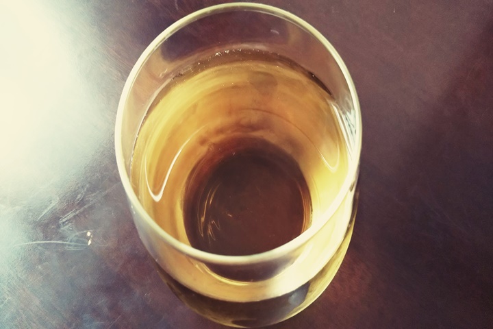 日本酒のジンジャーエール割り