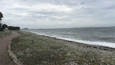 丸山県民サンビーチの海