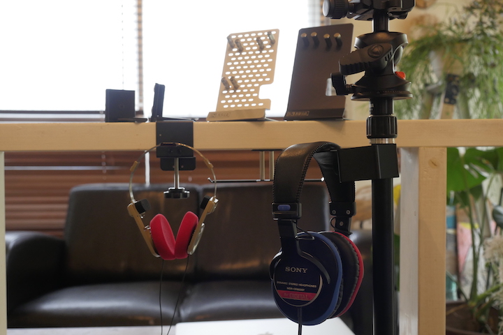 長尾製作所 NBROS JAPAN ヘッドホンスタンドとイヤホンスタンド一式の画像