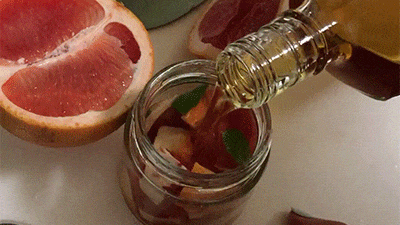 ピンクグレープフルーツウイスキー作り