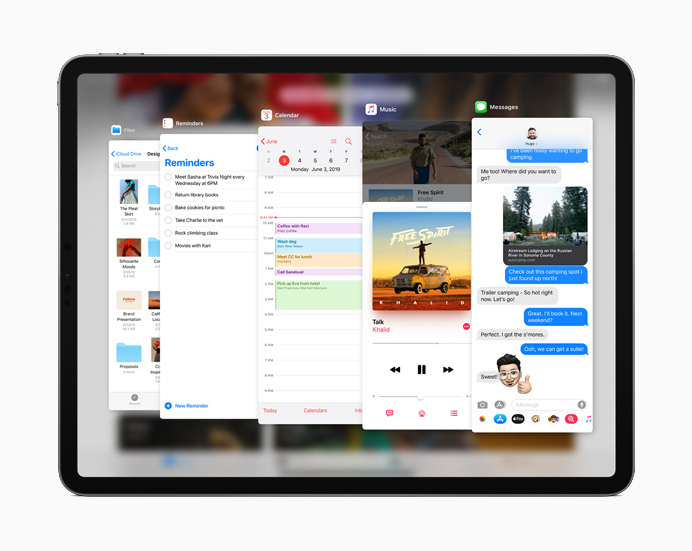 Split ViewとSlide Overの機能強化の画像