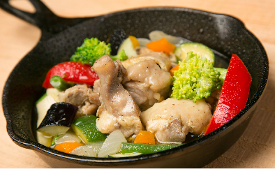 おしゃれな料理を楽しめる