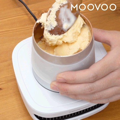 CupCoolerにアイス