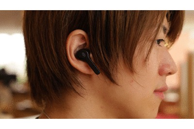 TaoTronics TT-BH053で音楽を聴いているgif