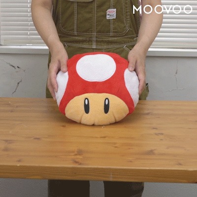 2WAYネックピロー スーパーマリオ (スーパーキノコ)