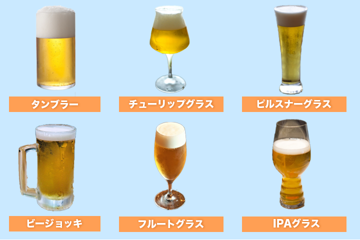 ビールグラスの画像