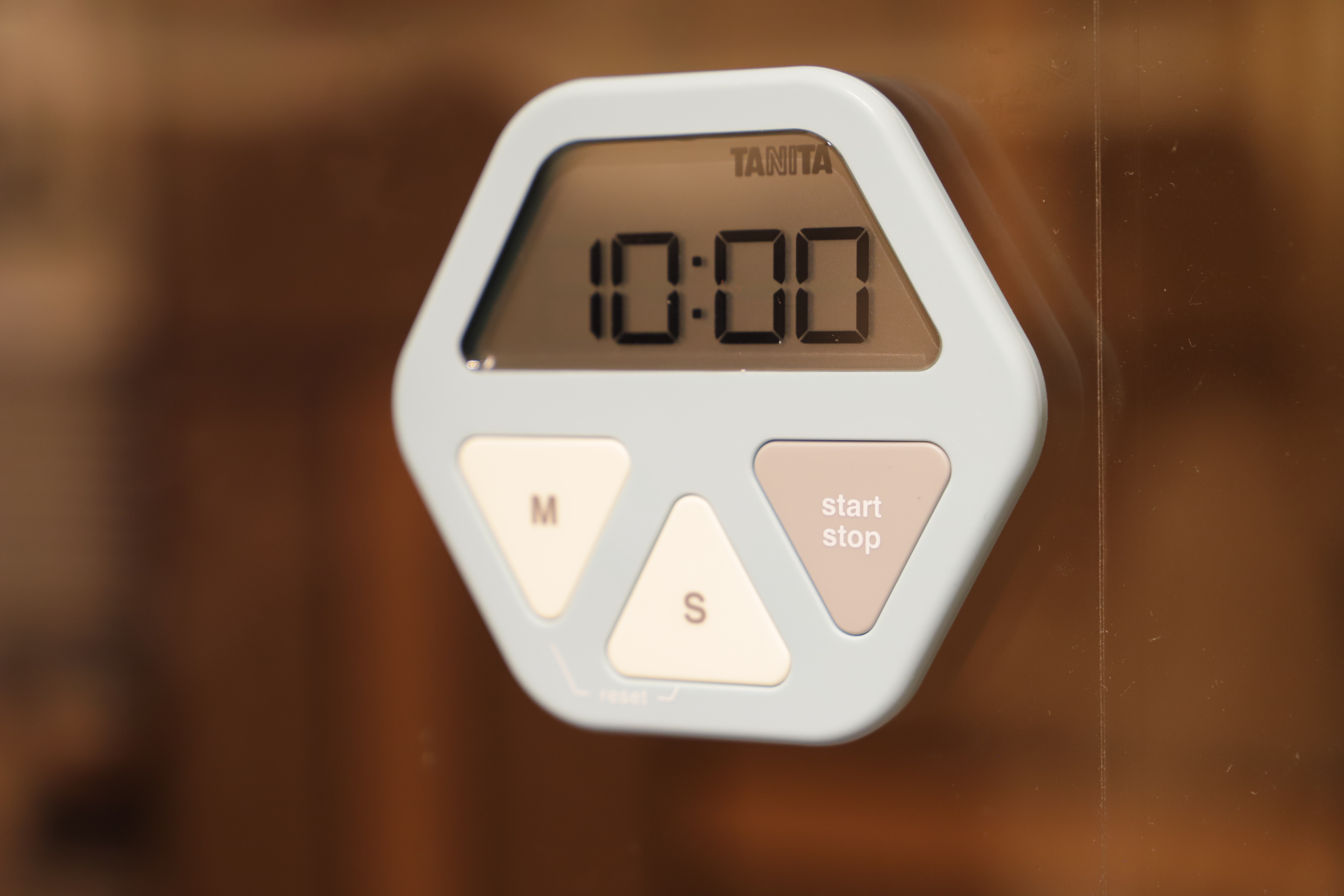 ガラスにつくタイマー