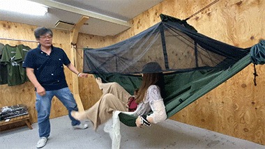 「NOASOBIYA」2F DD Hammocks JAPANを試すnatsuさん