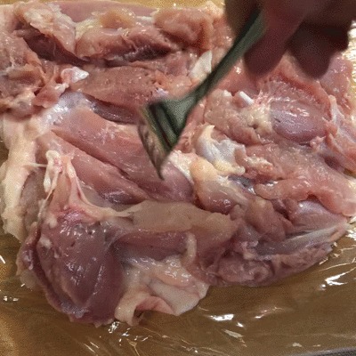 鶏もも肉のgif