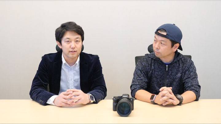 α7シリーズのタイプの違いについて語る畑中さんの画像