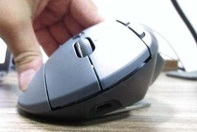 トラックボールマウスのgif