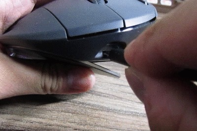 トラックボールマウスのgif
