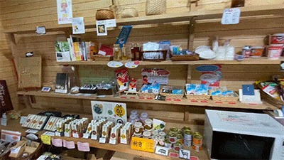 ウッディパル余呉の売店