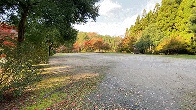 ウッディパル余呉のオートサイト