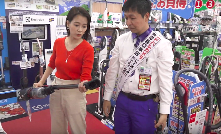 シャープの掃除機「RACTIVE Air」のブラシヘッド画像