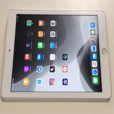 ホームボタンがあるiPadを強制終了するGIF動画