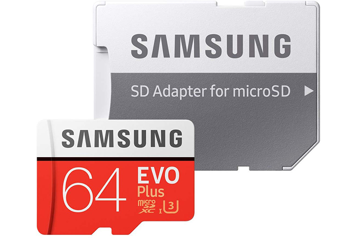 防水性のあるmicroSDカードの例