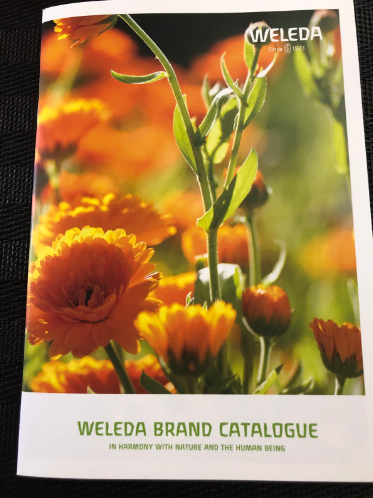 ヴェレダのパンフレットの写真