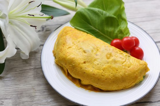 アボカド納豆オムレツ