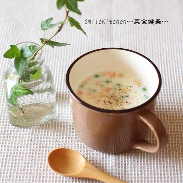 簡単すぎてごめんなさい!!レンチンでミルクスープ