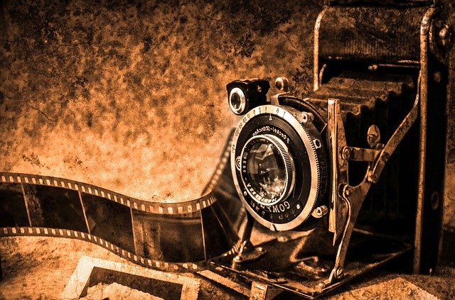 映画のカメラフィルム