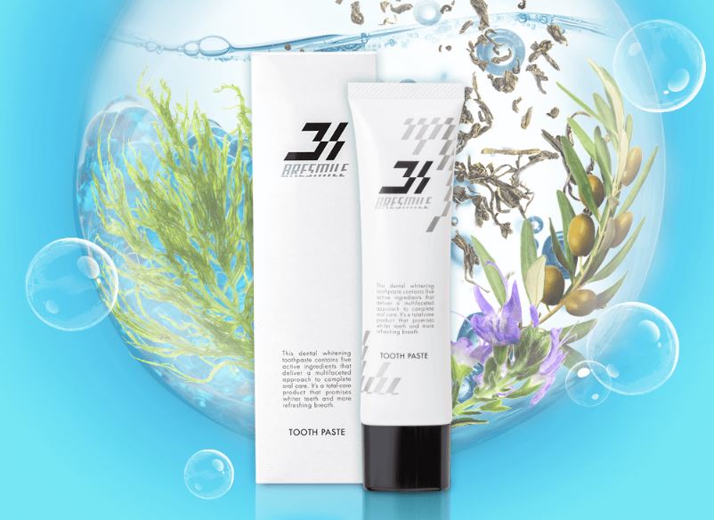 ブレスマイルクリアの商品と外箱を撮影した画像