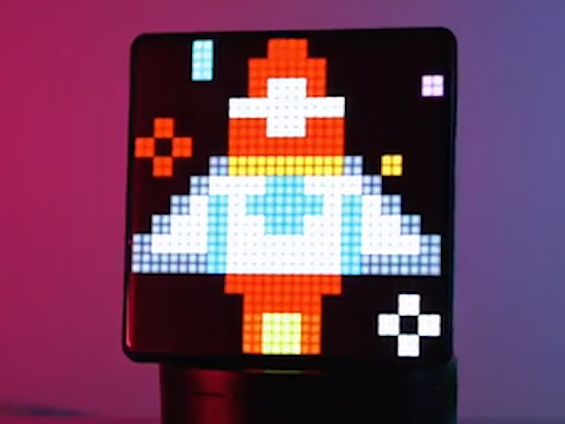 懐かしいけど新しい！ピクセルアートを映すLEDディスプレイ「Pixoo-Max