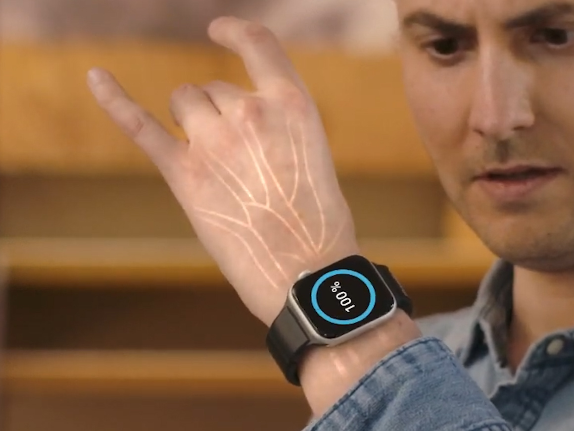 Apple Watchをハンズフリー操作できる、新時代のバンド「Mudra Band