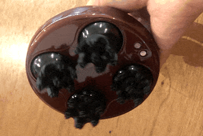 ルメント ヘッドスパを作動させた時の動画