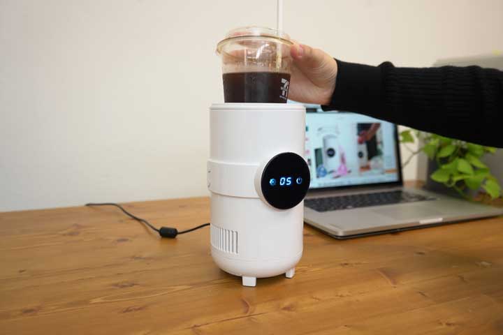 ドリンクの温度を飲み頃にキープ！『温冷ドリンクカプセル』【半歩未来